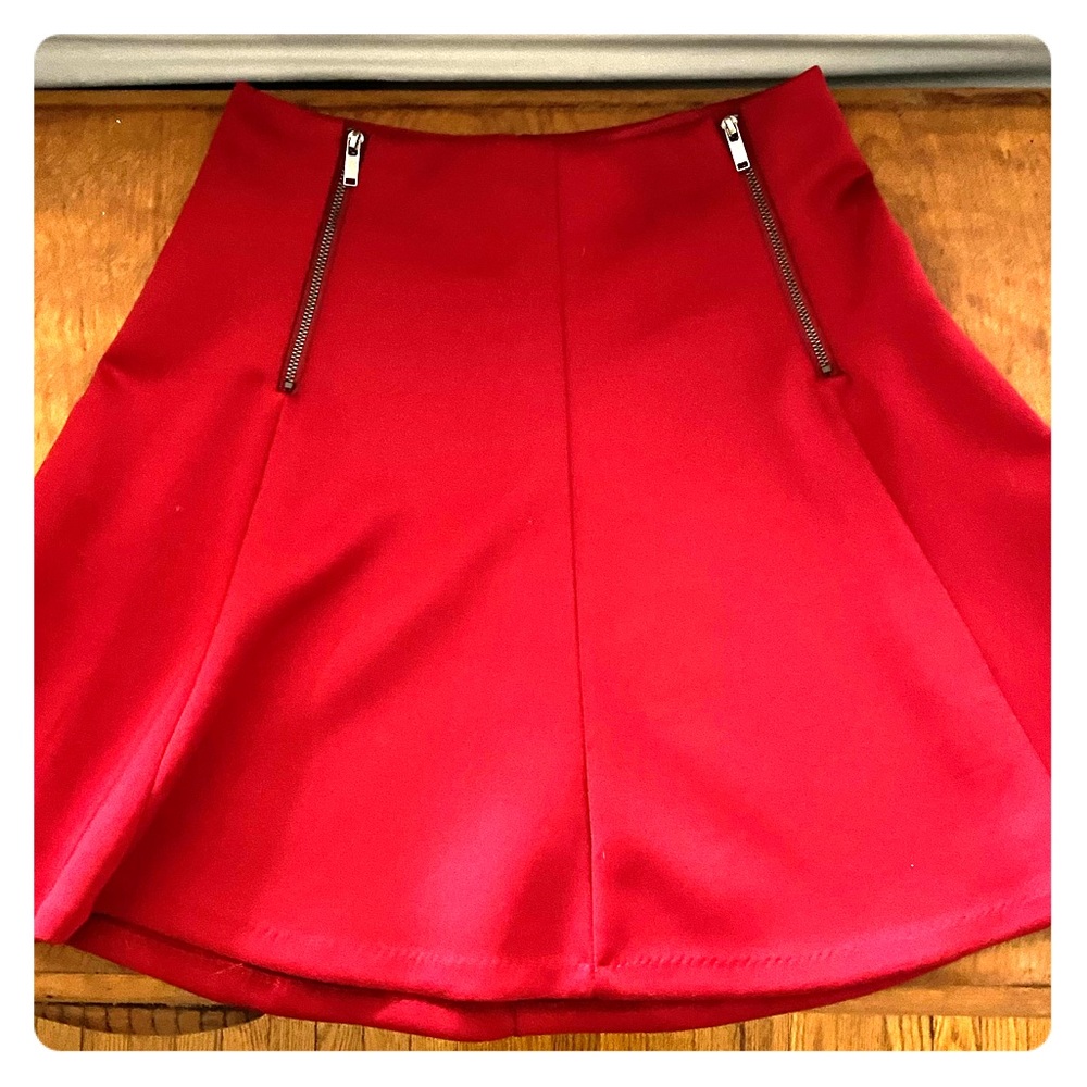 Dynamite Trumpet Skirt - Red - Size Small
